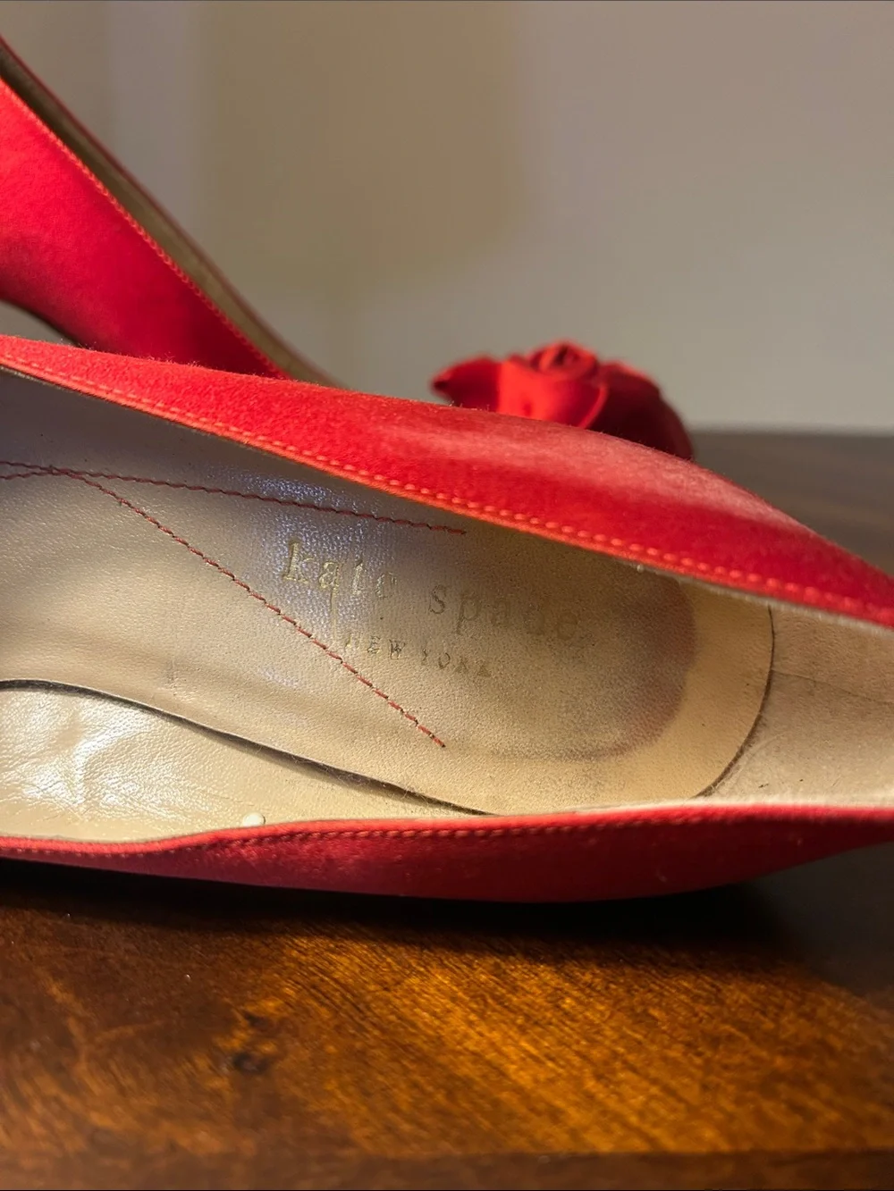 kate spade Silk Rose Knot Heels